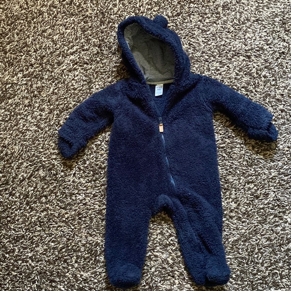 Baby 6 month bear winter suit